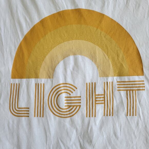 ZYIA Active Light Muscle Tee Size Medium White Gold - Picture 4 of 6